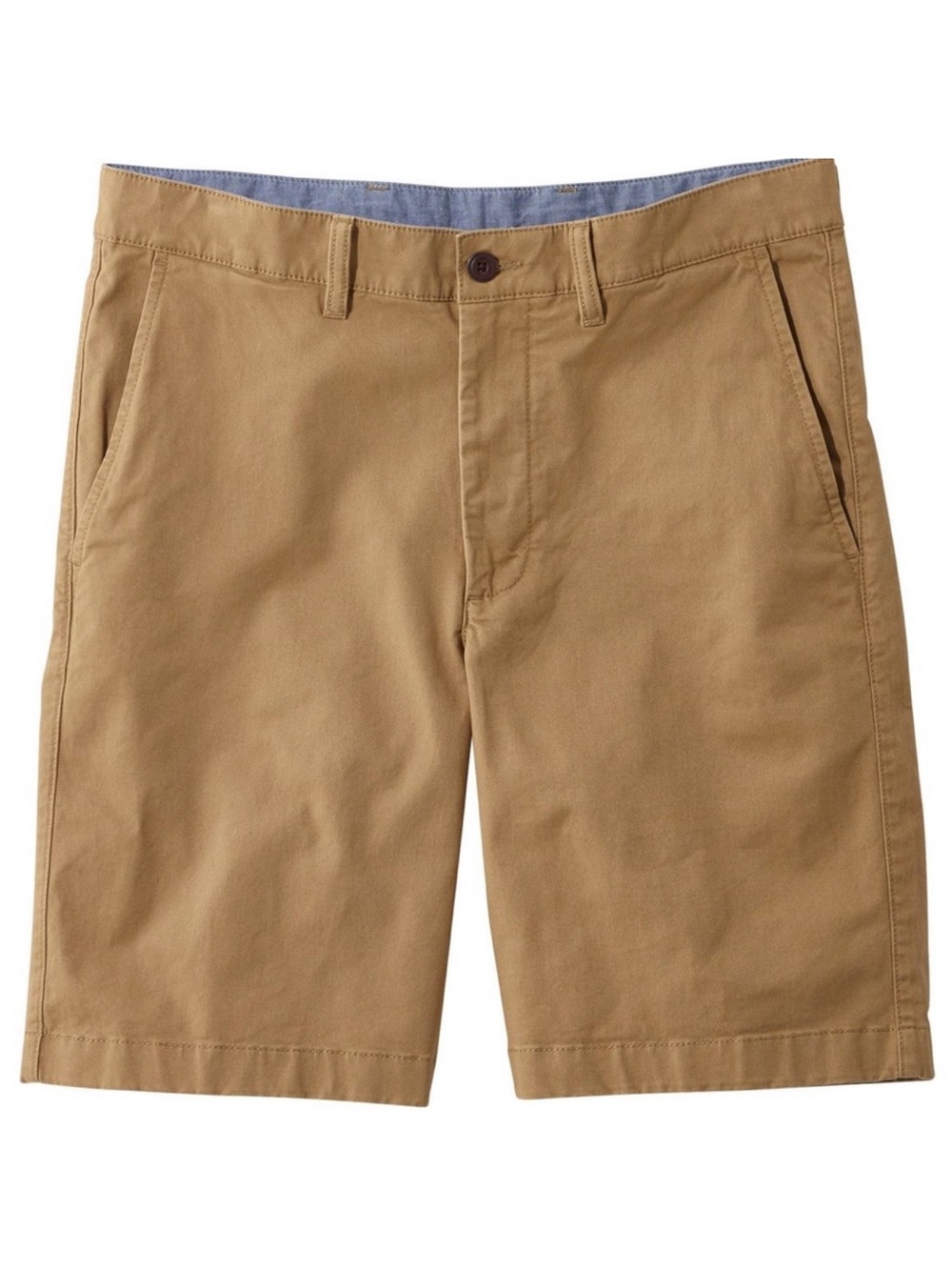 Express Men’s Flat Front Chino Shorts Khaki Tan Classic Fit Size 30